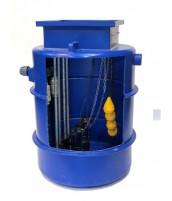 1000Ltr Dual Sewage Pump Station 6m head, Ideal for houses with upto 5 Bedrooms